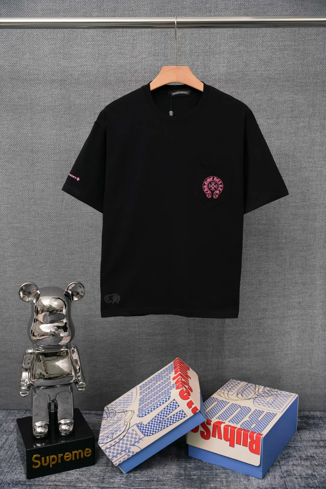 KT 17 63 Chrome Hearts T ， ， Black White S-XL